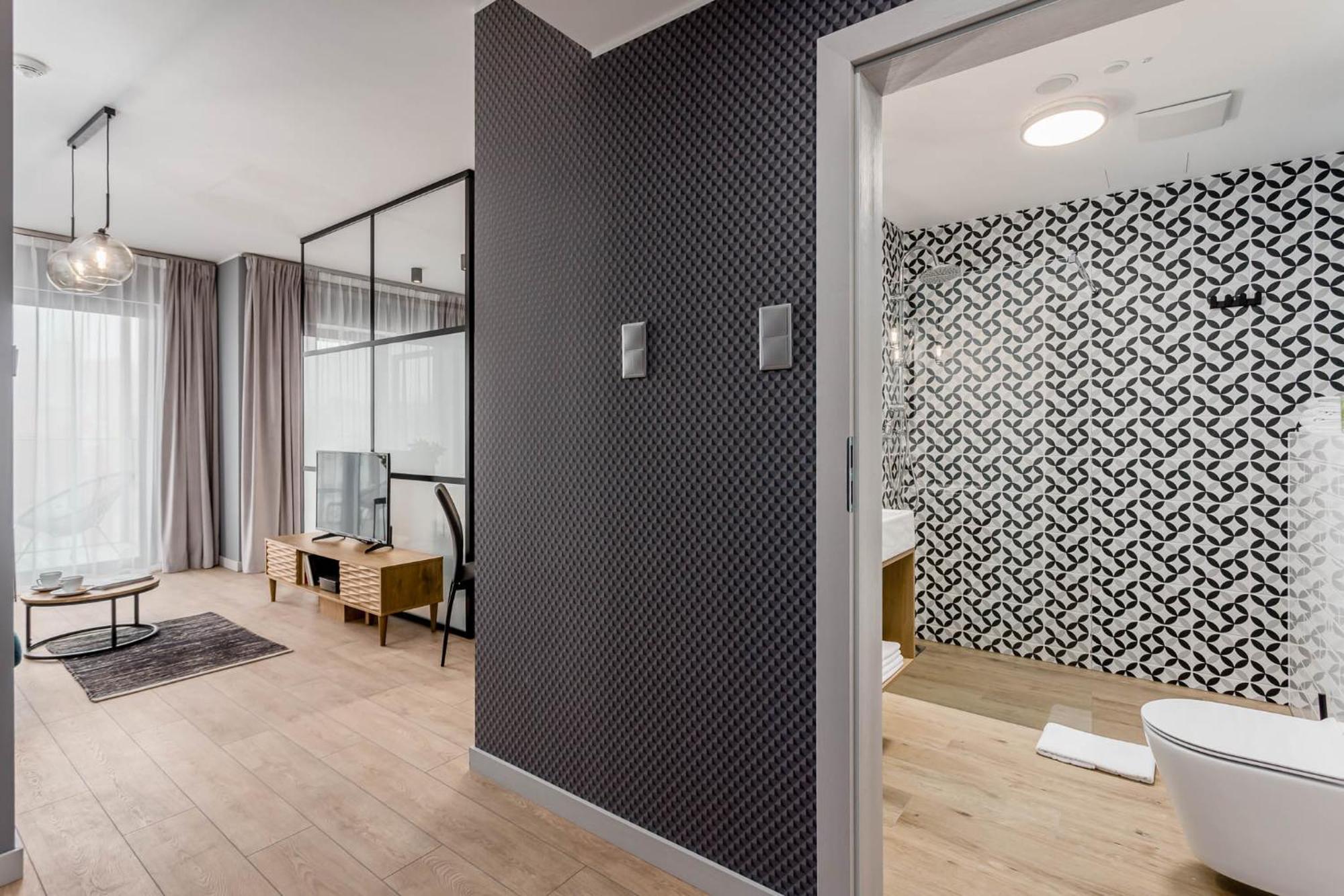 Apartamenty Deo Plaza Vip By Rent Like Home กดัญสก์ ภายนอก รูปภาพ